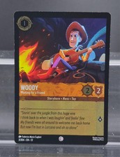 Disney Lorcana Woody - Waiting for a Friend 3/204 Wilds Unknown CM Cold Foil