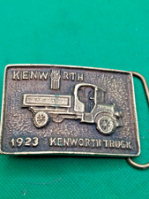 VINTAGE BELT BUCKLE KENWORTH TRUCK 1923