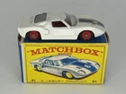 NM Matchbox Lesney 41c Ford GT Racer with rare red wheels