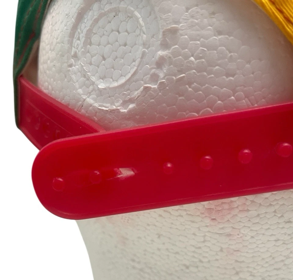 DAÑADO Disney Mickey & Minnie Mouse Sombrero Goofy’s Hat Co Snapback Bloque de Color De Colección Foto 3 de 4