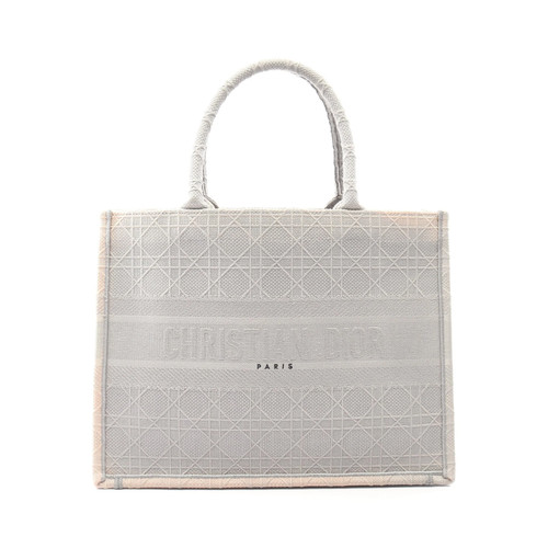 Christian Dior BOOK TOTE Tote Bag Gray Canvas #RCB4707