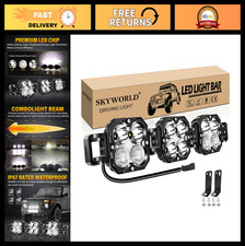 Linkable Led Light Bar 21 90w Off-road Driving Pod Lights 12v 24v Waterproof