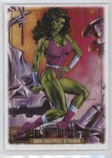 2024 Upper Deck Marvel Masterpieces '92 Wood She-Hulk #82 0mp9