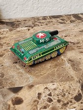 Vintage NICE 1950's TIN LITHO FRICTION M-51 MILITARY ARMY TANK