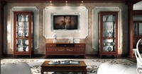 Rtv Set 3Tlg. Wohnzimmer Vitrine Tv Moderne Holz MöBel Schrank Stil Neu Gruppe