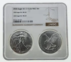 2026 Double Slab American Silver Eagles, NGC MS69  2 Coin NGC Set