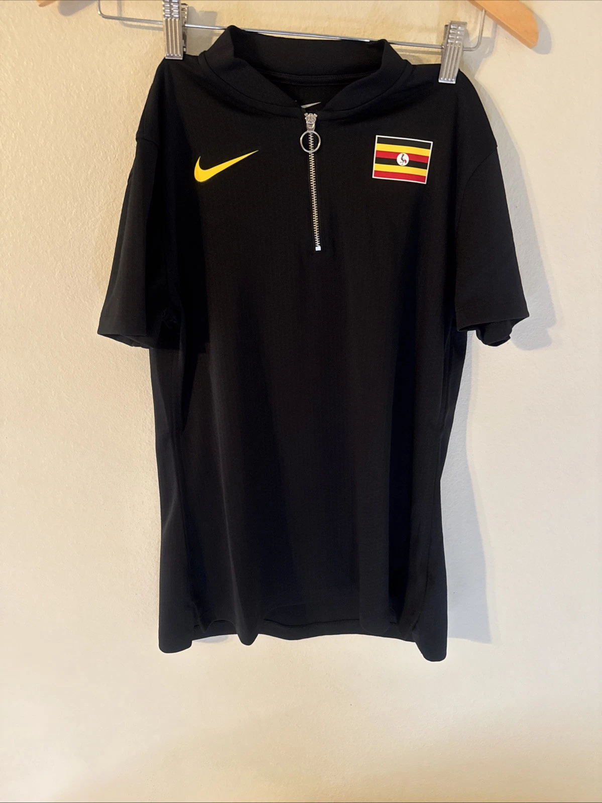 Nike Uganda Running Quarter Zip Sz Small CU8674-017
