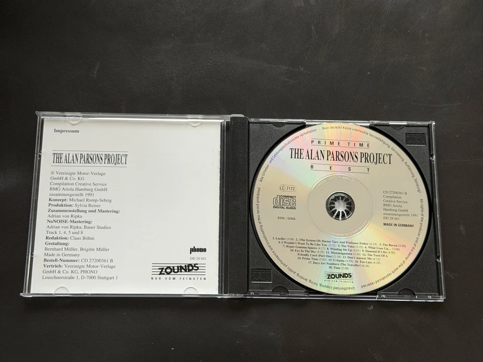 The Alan Parsons Project | Prime Time (Best) | CD 27200361 B - Bild 3 von 3