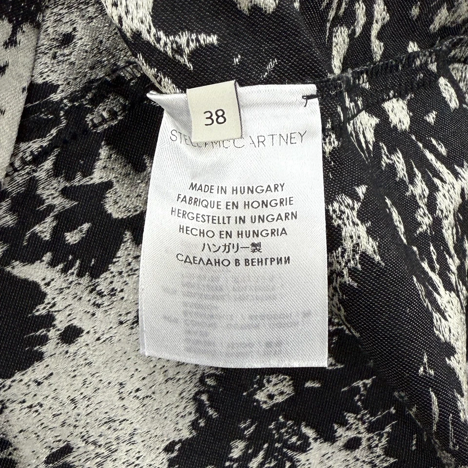 Falda de Seda Stella McCartney 38 Floral Oscuro Femenino Evento Caprichoso Brocado Foto 3 de 4