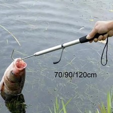 Telescopic Fishing Gaff with Protective Cap Practical Versatile Sturdy