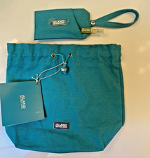MICHAEL KORS ISLAND drawstring cosmetic bag, Luggage Tag w/Island parfum vial