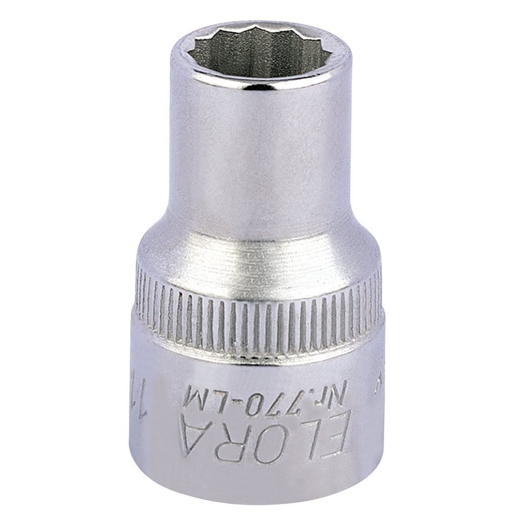 Elora Bi-Hexagon Socket, 1/2"" Sq. Dr., 11mm  Nr.770-LM
