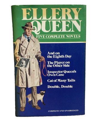 Ellery Queen Five Complete Novels Hardcover Book Avenel Complete Unabridged GOOD