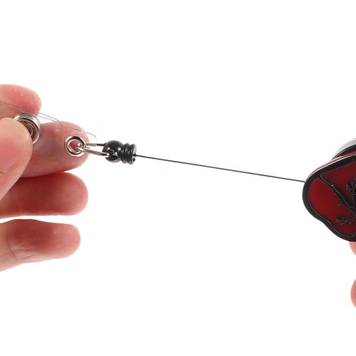2 Pcs Heart-shaped Easy-to-pull Buckle Nurse Badge Reels Nursing Clip - Picture 9 of 12