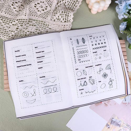 DIY Stitch Book Embroidery Stitch Book Sewing Book Embroidery For Beginner Ad``f - Picture 9 of 12