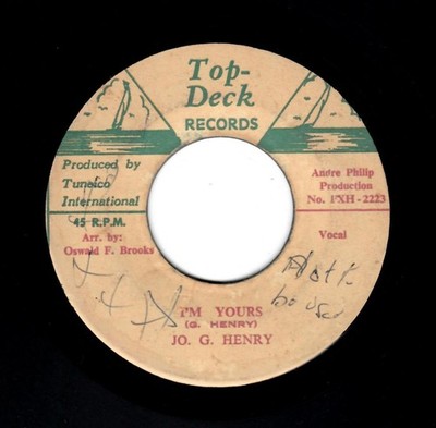 REGGAE/SKA-JO. G. HENRY-I'M YOURS/THERE SHE GOES-TOP-DECK 2223/2224