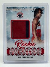 2024-25 Panini Hoops Basketball - Bub Carrington Rookie Sweaters Winter