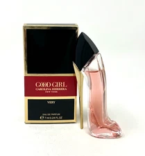 Carolina Herrera Very Good Girl Eau De Parfum 7ml .24 oz MINI Splash Perfume NIB