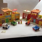 Vintage Fisher Price Little People Family Village Incomplete Extras Cars Dog