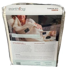 Earthing Kit Throw Blanket Kit Grounding Blanket Clint Ober 44x68" Brand New