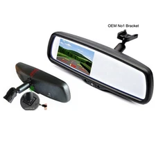 4.3" LCD Car Rear View Mirror Monitor OEM No1 Bracket For Toyota Honda Ford Jeep