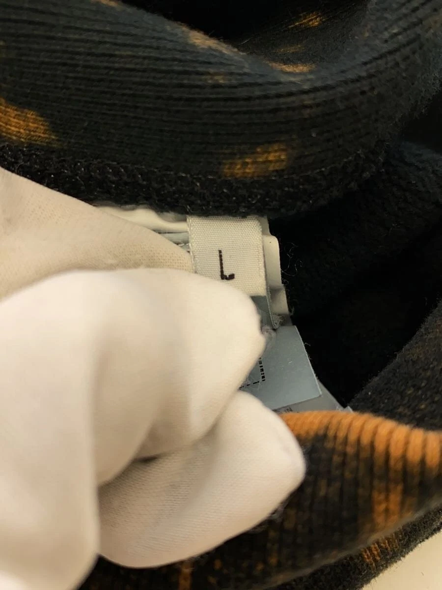 Stone Island Felpa con Cappuccio Nero Cotone Taglia L Casual Pullover Felpa #EG ADA