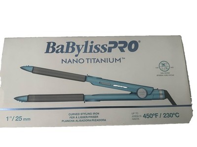 BaBylissPRO Nano Titanium 1'' Curved Styling Iron #BNT4061UC