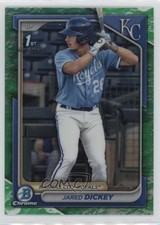 2024 Bowman Chrome Prospects Lunar Glow Refractor Jared Dickey #BCP-19 0e7k