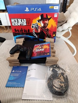 PlayStation 4 Pro 1TB Red Dead Redemption 2 Bundle OVP Top Zustand + Controller 