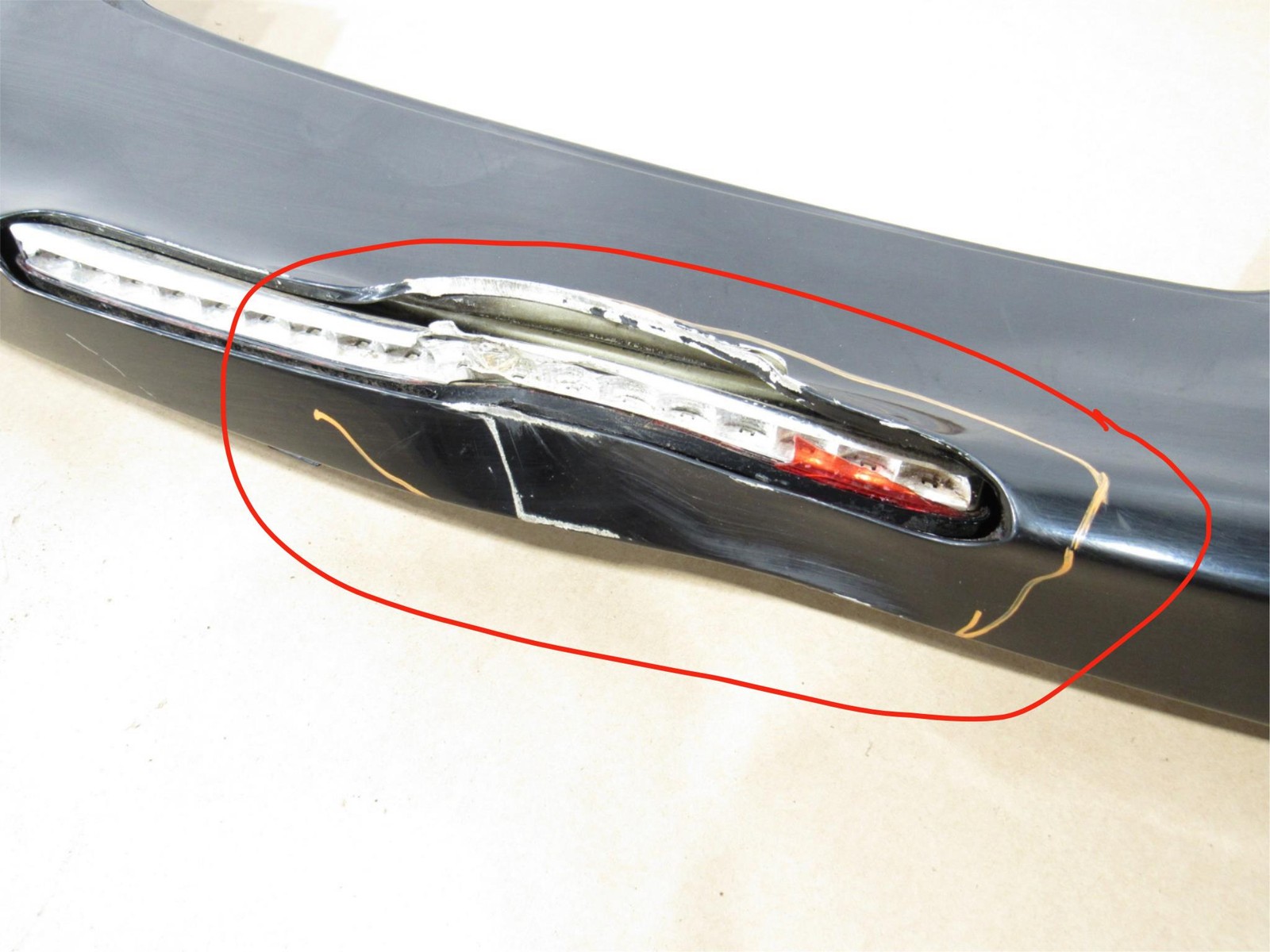 Ferrari 458 Italia 2011 Rear Spoiler Cover Panel 09-15 ;:Y