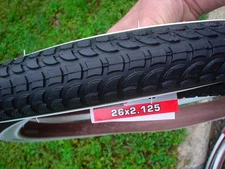 QTY 2 KENDA BALLOON TIRES + TUBES  CRUISER WHITEWALLS 26 X 2.125 TWO TIRES&TUBES