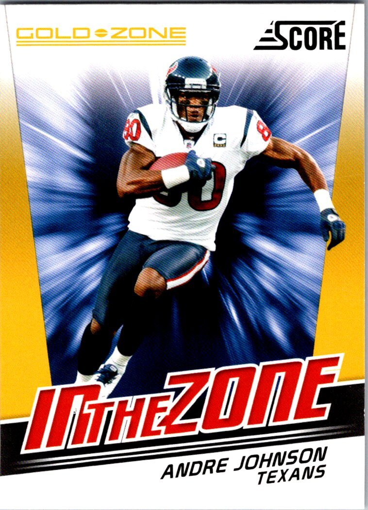  2011 Score In the Zone Gold Zone #1 Andre Johnson