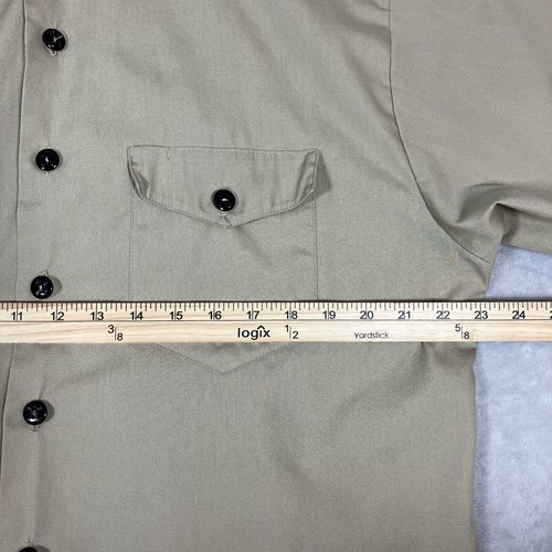 Boy Scouts of America BSA Youth Shirt 2XL Tan No patches USA Made - EUC - Picture 4 of 6