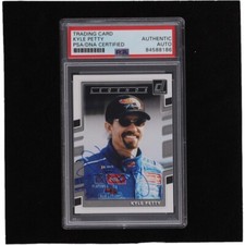 Kyle Petty Signed 2018 Donruss #175 LEG (PSA) - A