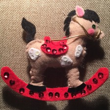 Ornaments Bobbi's Originals "Someone Special" Holiday handmade felt ornaments