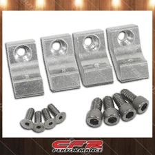 Cobra-Tek Fits  CHEVY SB ALUMINUM WIRE LOOM BRACKETS  CENTER BOLT VALVE COVERS