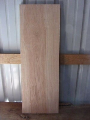1 PC RED OAK WOOD KILN DRIED 33 1/4''X 11 5/8''X 1'' 195H WIDE CLEAR BOARD LUMBER