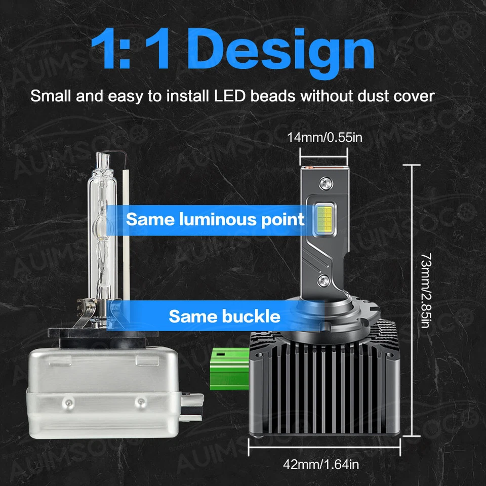 Kit de faros LED D3S bombillas HID repuesto para Land Rover Range Rover 2011-2016 Foto 4 de 4