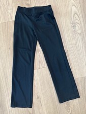 Weissman Black Dance Pants MC Nylon/Spandex Blend Elastic Waist Youth Size