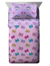 JoJo Siwa "Rainbows and Donuts" Kids Reversible Twin Bed Set - W3357123292