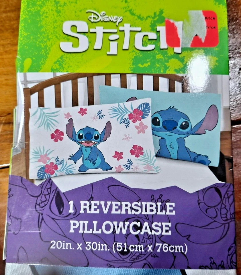 Juego de sábanas Disney Lilo & Stitch Paradise Dream niños niñas 4 piezas fundas de almohada nuevo Foto 3 de 4