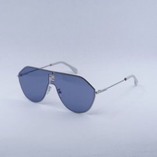FENDI FE40080U 16V Palladium/Blue 65-9-145 Sunglasses New Authentic