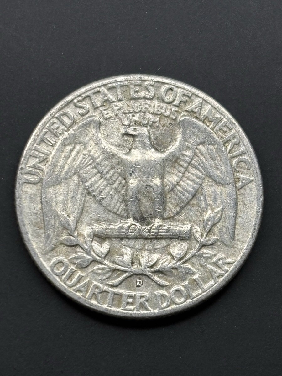福殿 1959-D 90% Silver Washington Quarter ERROR: DOUBLE DIE OBVERSE | eBay