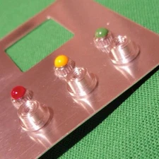 Star Trek , Tricorder Parts, RYG Knobs, 3 Metal T-Jet, Marco Style Plate