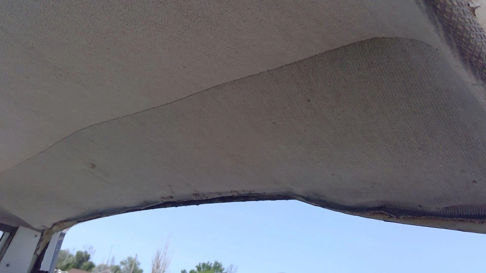 Ford Ranchero 64 OEM techo de fábrica gris daños por agua en la parte trasera Foto 4 de 4