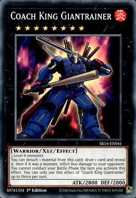Coach King Giantrainer - 1. Auflage SR14-DE041 - NM - YuGiOh