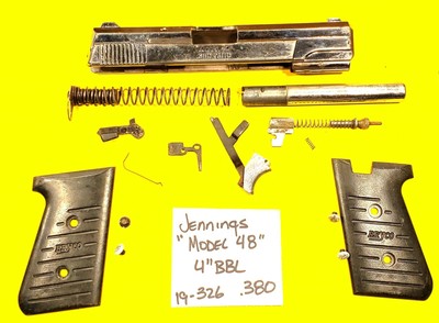 Bryco Jennings Model 48 In 380 Gun Parts Lot All Pictured 4 One