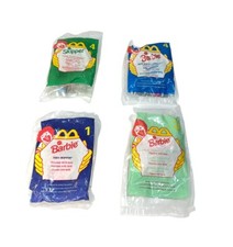 Lot of 4 McDonalds 90s Barbie Happy Meal Toys Skipper Christie Angel Princess
