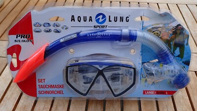 AQUA LUNG SCHNORCEL UND TAUCHER SET. NEU, UNBENUTZT!