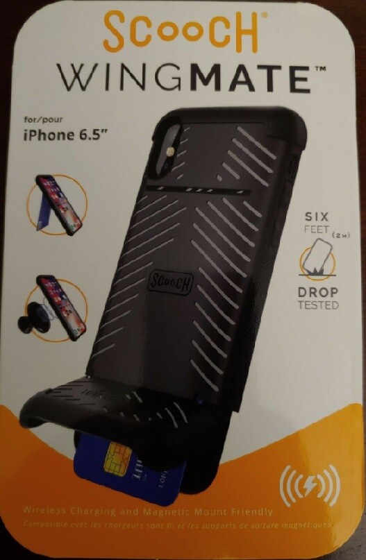 Scooch WINGMATE Hidden Wallet Case for Apple iPhone Xs Max Stone